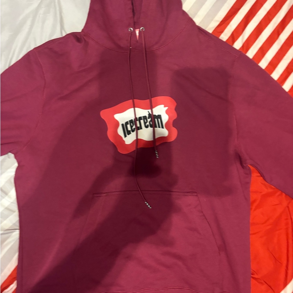 Icecream Men's Burgundy Hoodie Sweater